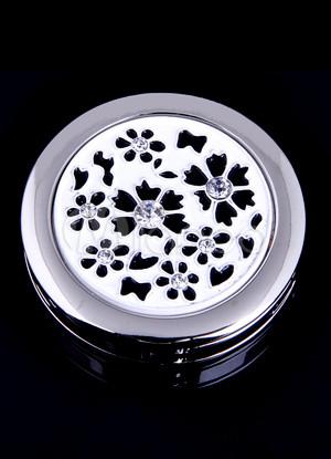 Foto Hermoso Negro Cristal Swarovski diamante de imitación acero inoxidable bolso del gancho foto 848259