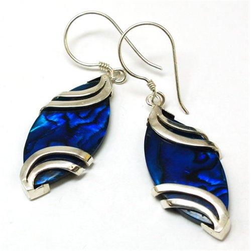 Foto Inferno Jewellery Inferno Royal Blue Paua Marquis Shape Earrings, ... foto 755803
