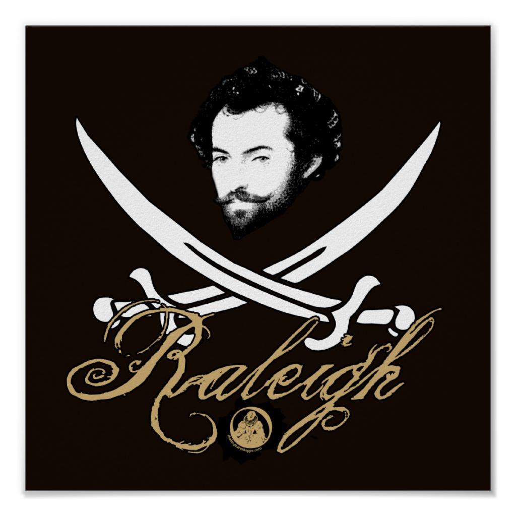 Foto Insignias del pirata de sir Walter Raleigh Poster foto 908700