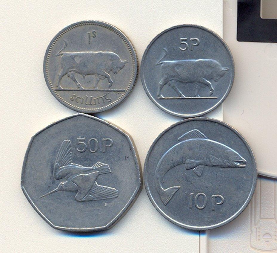 Foto Irland Lot von 4 Münzen ab 1963 foto 349715