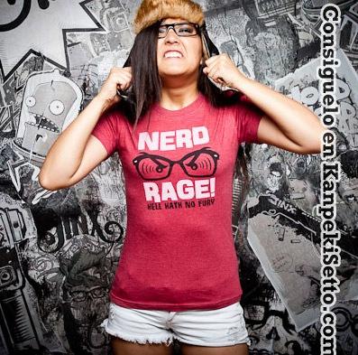 Foto J!nx Classics Camiseta Chica Nerd Rage Talla M foto 660269