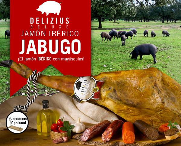 Foto Jamón de Jabugo Ibérico de Bellota Delizius Deluxe 5.5 / 6 Kg. Sin Embutidos foto 639603