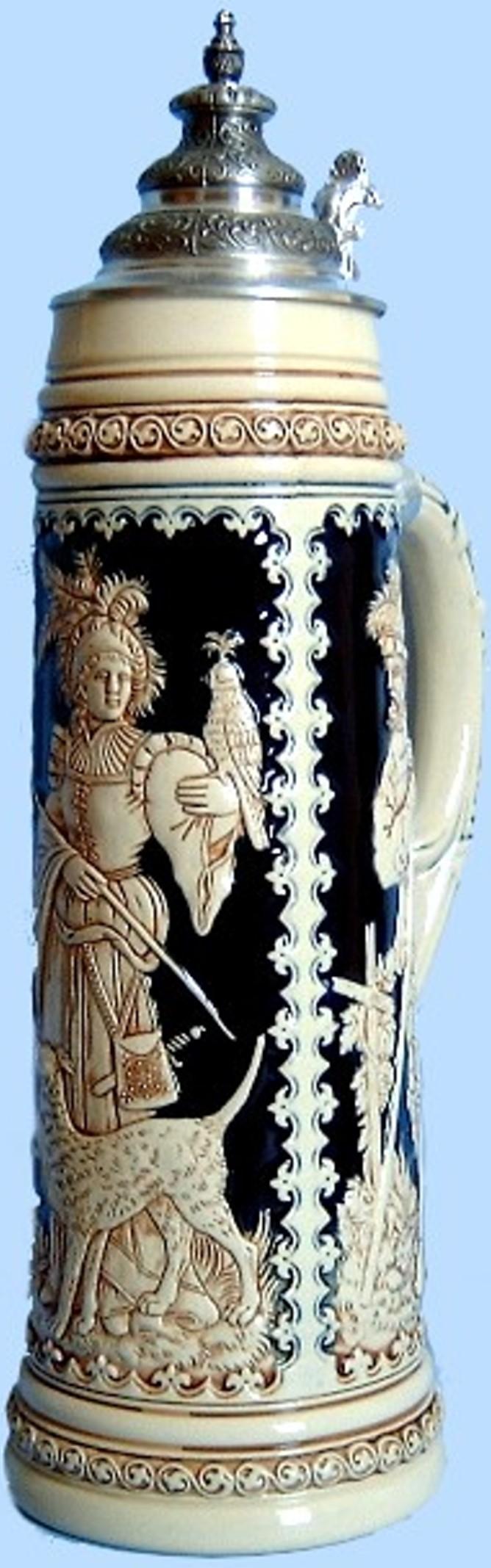 Foto Jarra Diana diosa de la caza, jarra suntuosa, réplica 1885, jarra 2 litros foto 705522