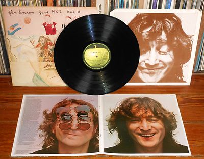 Foto John Lennon Walls & Bridges 1974 Lp 1st Uk Press Original Complete Beatles Vinyl foto 489832