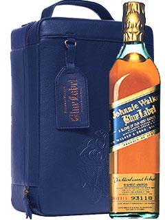 Foto Johnnie Walker Blue Label Scotch Whisky mit Traveler Bag 0,7 Ltr Schot foto 949281