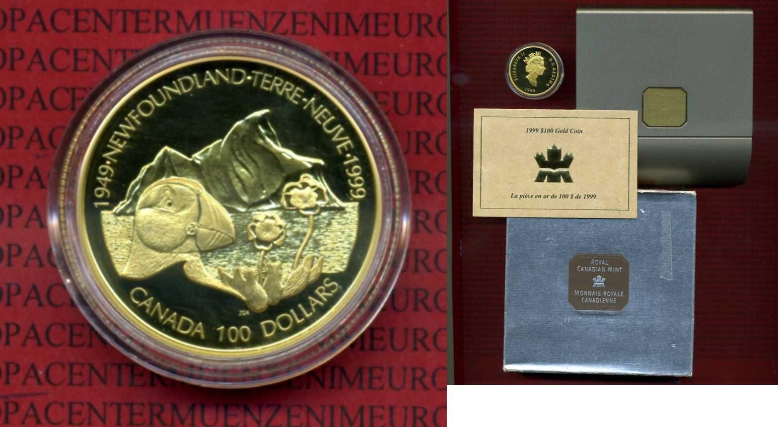 Foto Kanada, Canada 100 Dollars Goldmünze 1999 foto 282266