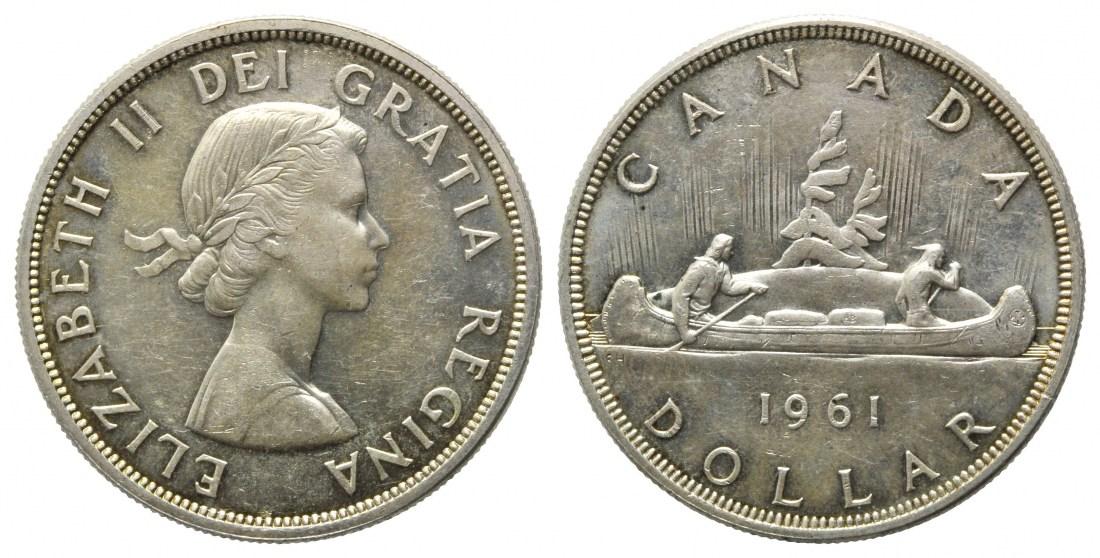 Foto Kanada, Dollar 1961, Kanu, foto 282287