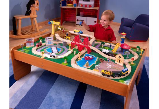 Foto KIDKRAFT 17836 Deluxe Train Table and Set foto 42252