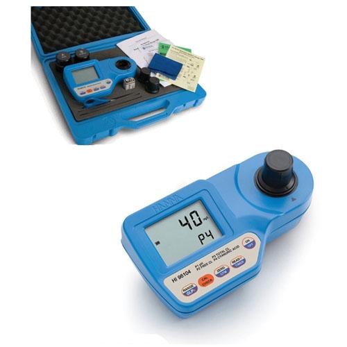 Foto Kit Fotómetro / Medidor de cloro, pH y Acido cianúrico Hanna (HI 96104C) foto 585051