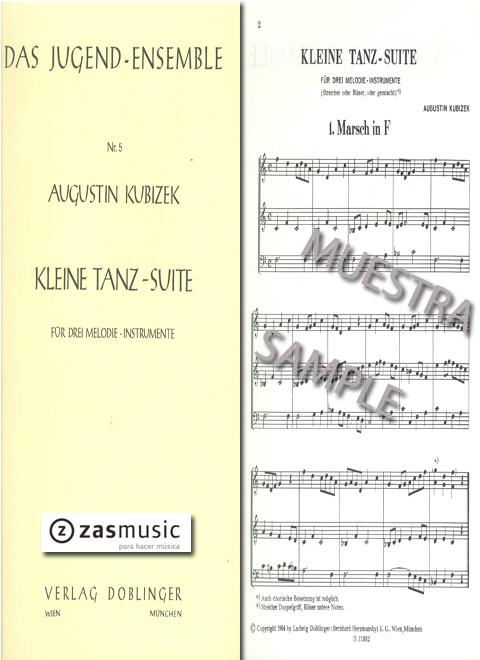 Foto kubizek, augustin (1918): kleine tanzsuite für 3 melodieinst foto 835368