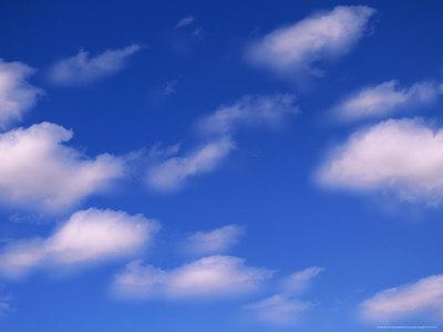 Foto Lámina fotográfica Cumulus Clouds in a Late Summer Sky de John Eastcott & Yva Momatiuk, 41x30 in. foto 949190