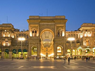 Foto Lámina fotográfica Galleria Vittorio Emanuele II, Milan, Italy de Demetrio Carrasco, 61x46 in. foto 659892
