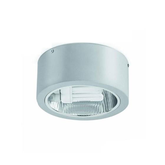 Foto Lámpara plafón de diseño Pote-2 color gris - Faro 63129 foto 475404