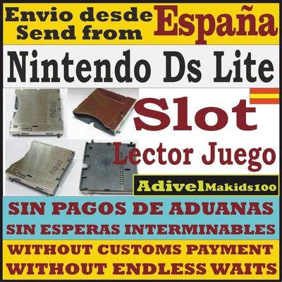 Foto Lector Juego Slot Nintendo Ds Lite Ndsl Nds Dslite Reparación Juegos Cartuchos foto 590848