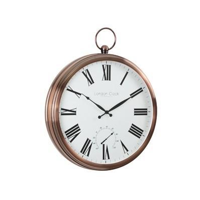 Foto London Clock Company Wall Clocks Over-Sized Copper Finish Wall Clock