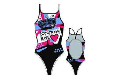 Foto london love - bañador de mujer de natación patrón de ajuste ... foto 860735