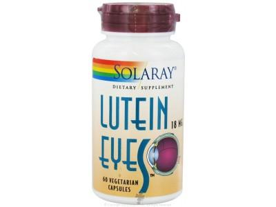 Foto Lutein eyes 18 mg 30 cápsulas solaray foto 457161