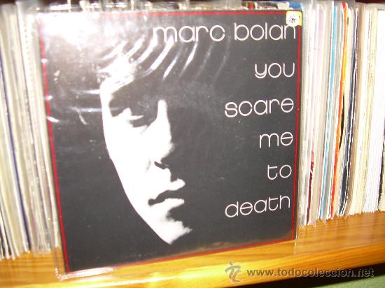 Foto marc bolan you scare me to death cherry red incluye flexi d foto 97537