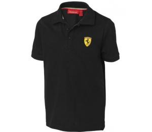 Foto Mens Classic Polo Shirt Black Ferrari foto 791928