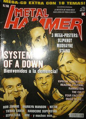 Foto Metal Hammer:n.168-system Of A Down-slipknot-rammstein-cult(spanish) foto 735860