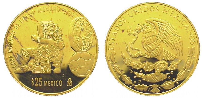 Foto Mexiko 25 Pesos Gold foto 404732