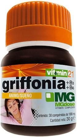 Foto MGdose Griffonia+B3+B6 30 comprimidos foto 287098