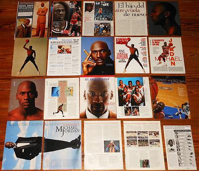 Foto Michael Jordan Spanish Clippings 1990s Basket Chicago Bulls 50 Photos Magazines foto 590222