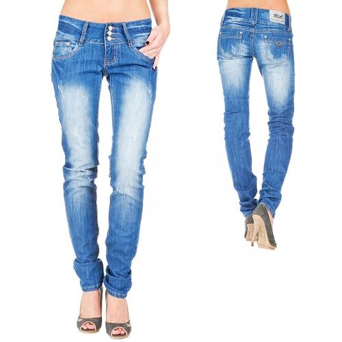 Foto Milano Jeans Goodies Slim Fit Jeans desgastado azul talla XXL (44) foto 148400