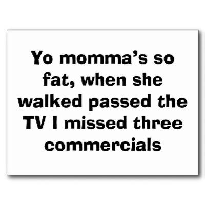 Foto Momma de Yo tan gordos, cuando ella caminó pasado Tarjetas Postales foto 239919