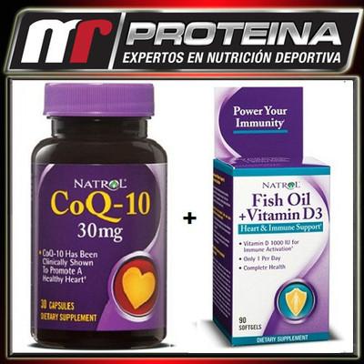 Foto Natrol - Coq10 30 Mg, 30 C + Fish Oil Y Vitamin D3 , 90 S - Salud Cardiovascular foto 140637