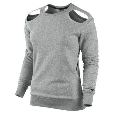 Foto Nike Featherweight Cut Out Sudadera - Mujer - Gris - M foto 74907