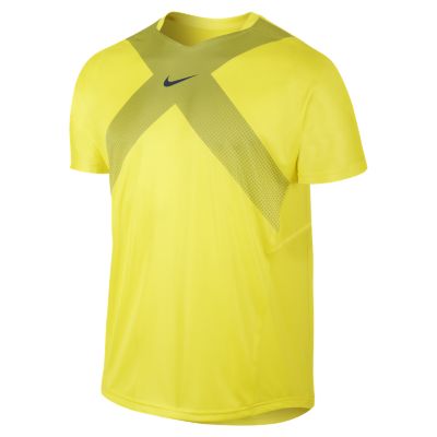 Foto Nike Premier Rafa Crew Camiseta de tenis para hombre - Amarillo - S foto 951982