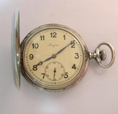 Foto Original Reloj De Bolsillo Longines, Plata 800 foto 344982