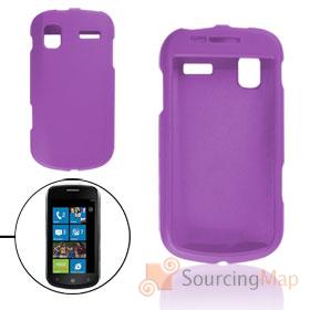 Foto púrpura protector de goma caja de plástico para Samsung i917 foto 224638