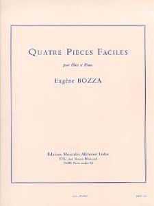 Foto Partituras Quatre pieces faciles de BOZZA, EUGENE foto 538116