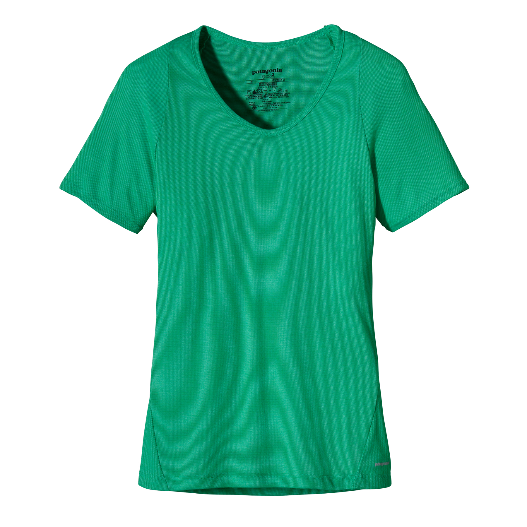 Foto Patagonia Capilene® 2 Lightweight T-Shirt Lady Brilliant Green Light Aquarium X-Dye (Modell 2013) foto 629839