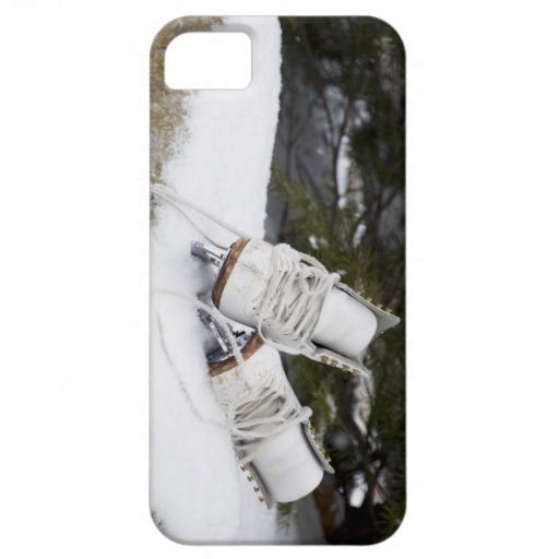 Foto Patines de hielo, figura patines en nieve Iphone 5 Protector foto 410173