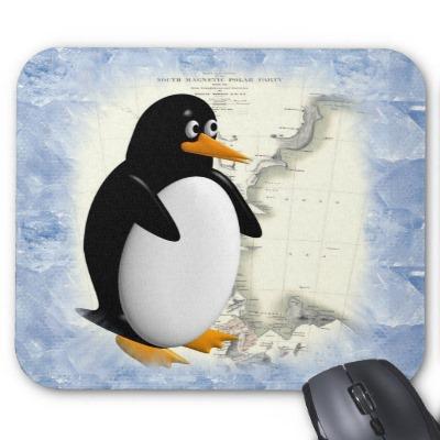 Foto Pingüino de South Pole Alfombrilla De Ratones foto 252659