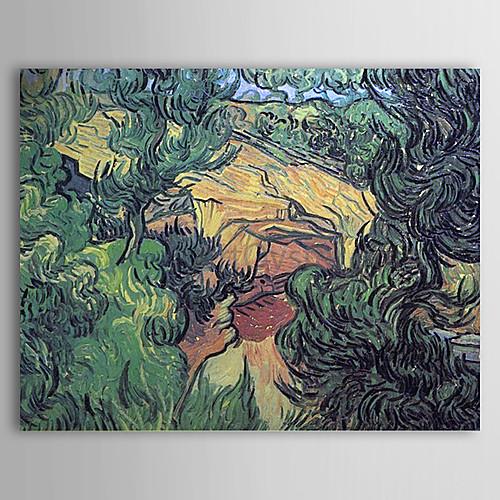 Foto Pintura al óleo famosa Entrada a una mina de Van Gogh foto 923483