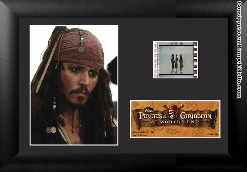 Foto Piratas Del Caribe Recortes De Carrete En Caja De Madera Jack Sparrow foto 760436