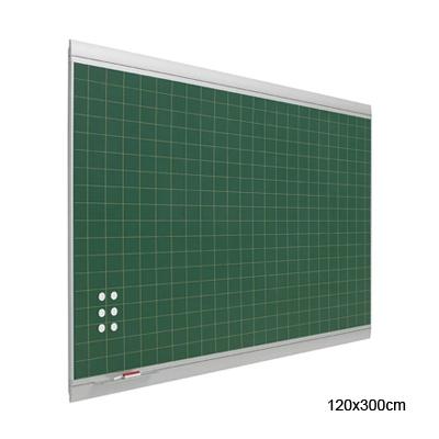 Foto Pizarra verde magnética cuadriculada Zénit Acero Vitrificado 120x300cm foto 779511