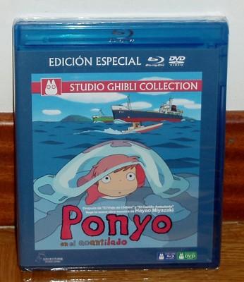 Foto Ponyo En El Acantilado-gake No Ue No Ponyo-combo Blu-ray+dvd-manga-precintado foto 589907