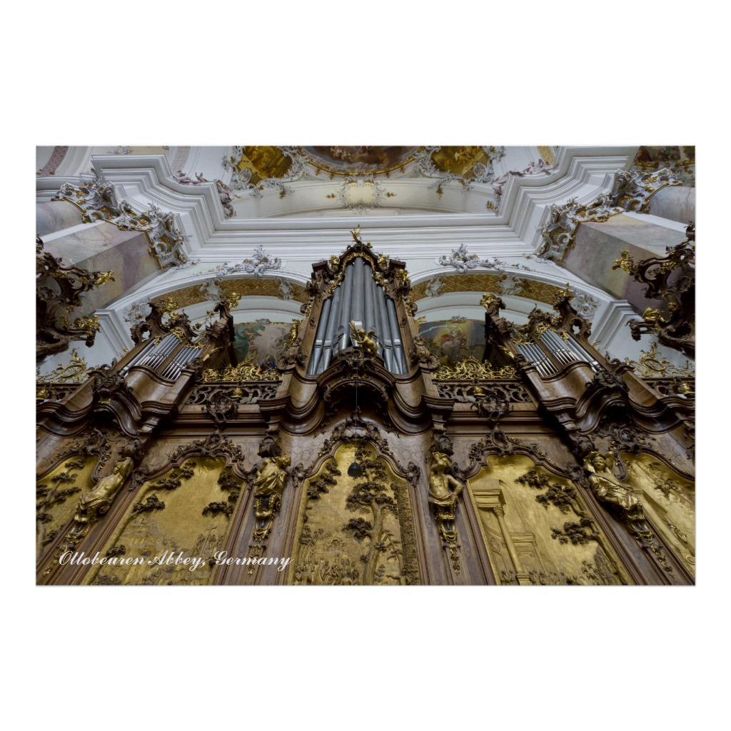 Foto Poster del órgano de la abadía de Ottobeuren foto 834504