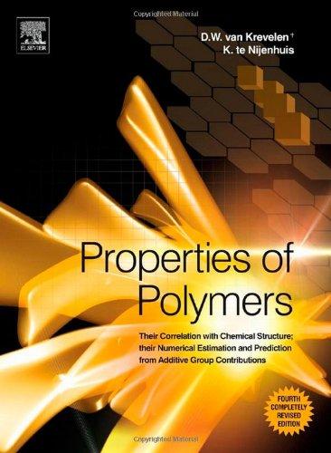 Foto Properties of Polymers: Their Correlation with Chemical Structure; Their Numerical Estimation and Prediction from Additive Group Contributions foto 575102