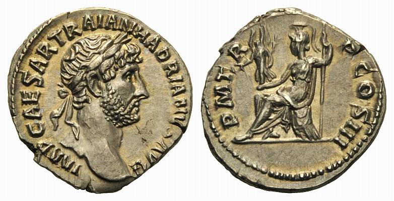 Foto Römische Provinzialprägungen: Hadrian, 117-138 Denar Rom foto 383252