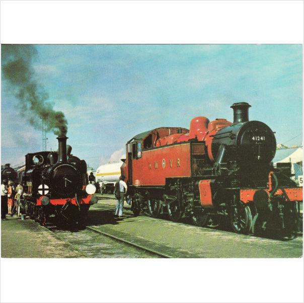 Foto Railway postcard lms ivatt 41241 terrier fenchurch shildon s&d 150 1975 loco foto 854271