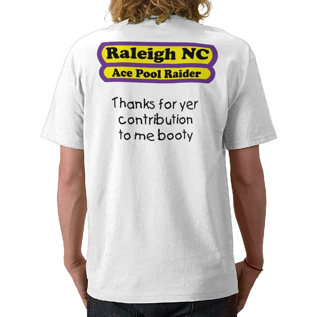 Foto Raleigh NC - Pirata de la piscina del as - púrpura Camisetas foto 908684