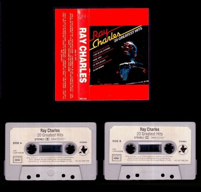 Foto Ray Charles - 20 Greatest Hits - Italy Cassette Happy Bird - Excellent/excelente foto 627201