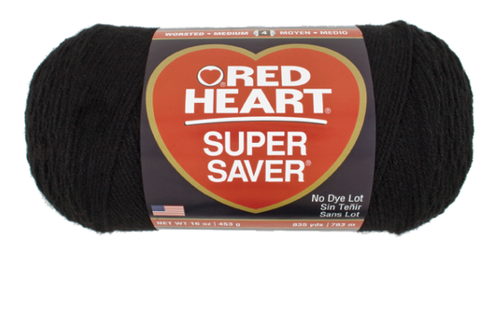 Foto Red Heart Super Saver Jumbo Yarn - Black foto 893157