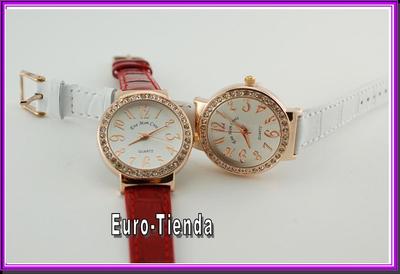 Foto Reloj De Mujer Niña Redondo Correa De Piel 5 Colores Eve Mon Crois K1037l-fs foto 494638